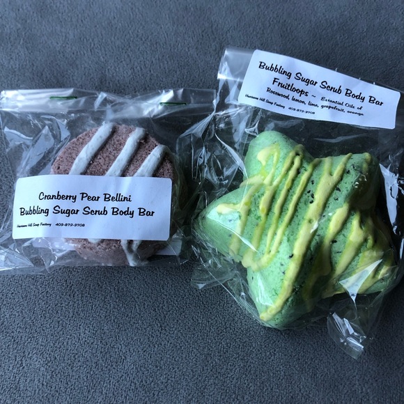 Hurricane Hill Soap Factory Other - Set of 2 ~ Sugar Scrub Body Bar ~ Brand New! ~ Handmade 🇨🇦